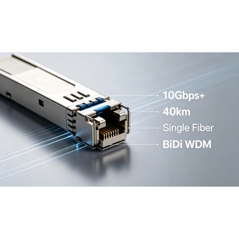 How Does 10G BiDi SFP 40km Work?