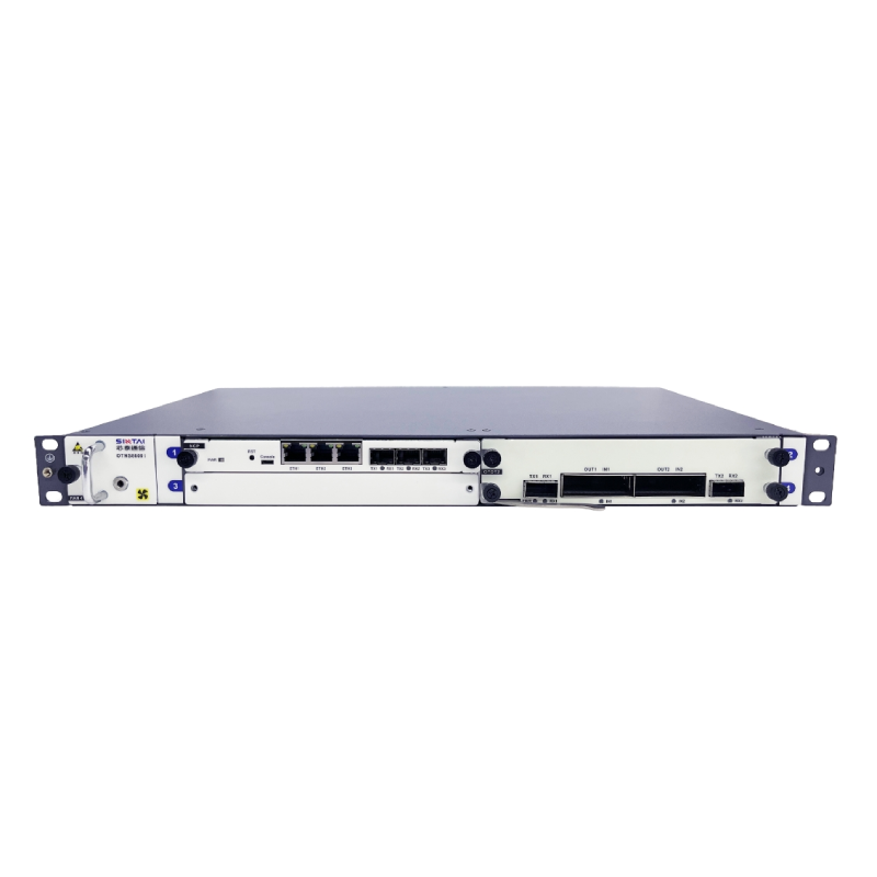 2x100G Optical DWDM Transponder Fiber Network Hardware